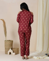 CLASSIC COTTON OFF-SHOULDER PAJAMA